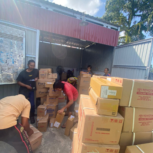 penerusan barang ke daerah
