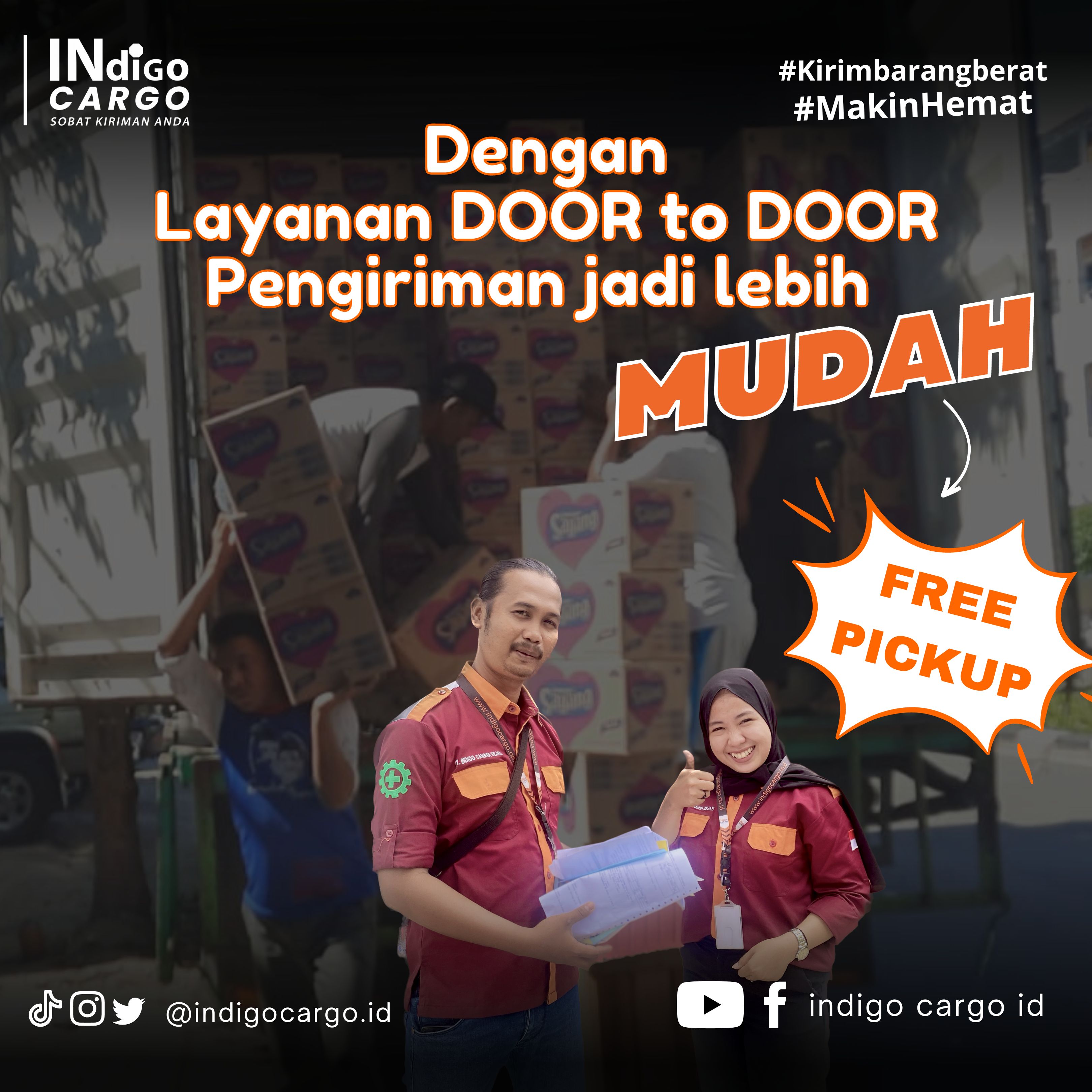 layanan door to door indigo cargo